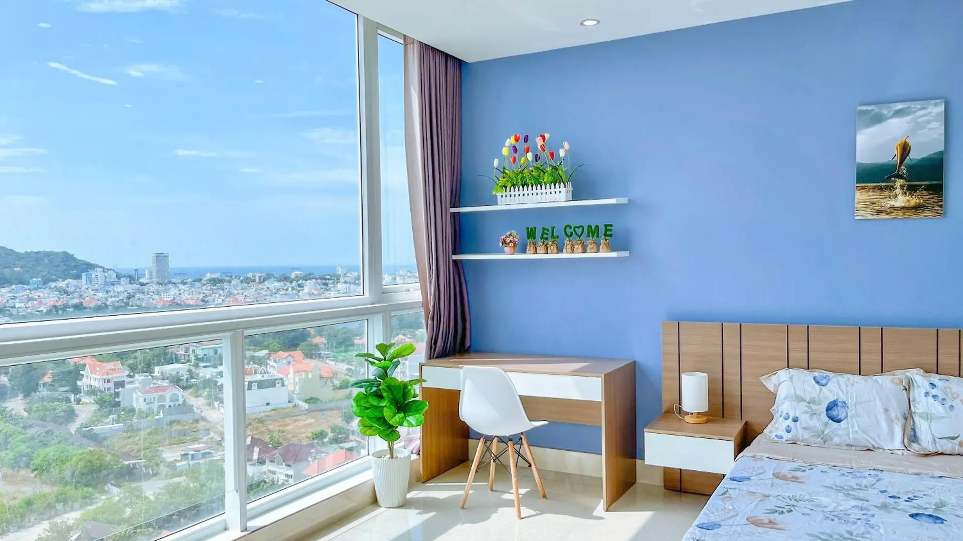 וונג טאו Can Ho Oasky,3 Phong View Dep Nhin Ra Bien,Nui Va Ho Bau Sen וייטנאם